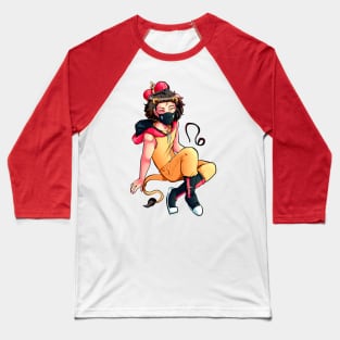 Leo Zodiac Sign Baseball T-Shirt